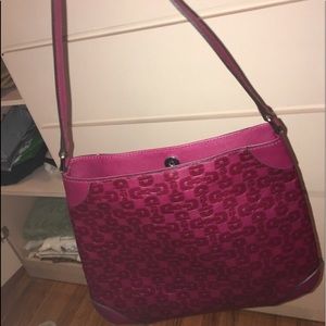 Maroon Gucci bag